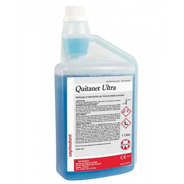 QUITANET ULTRA 1L. – Solution désinfectante pour instruments dentaires