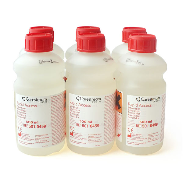 RAPID ACCES REVELADOR – Solução reveladora para radiografia manual (6x500ml)