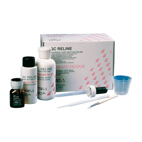 RELINE REBASE DURO 80gr.+50ml. – Kit rebase duro GC