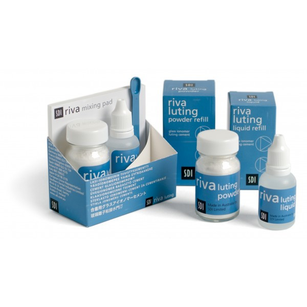 RIVA LUTING KIT P+L LARGE – Cimento ionómero de vidro autopolimerizável