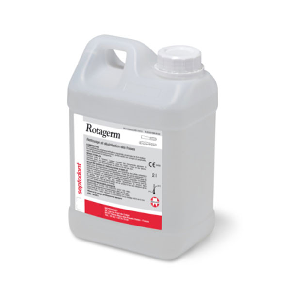ROTAGERM ULTRA DESINF. FRESAS – Solución desinfectante y limpiadora de 2L