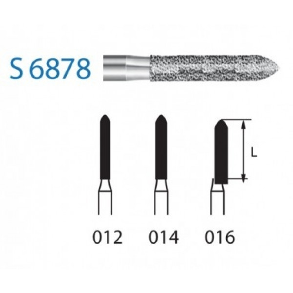KOMET FG S 6878 – Broca diamante torpedo grão grosso Série S 5u