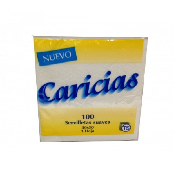 Servilletas Caricias 30x30 – Tovaglioli di carta assorbente in cellulosa 30x30 cm