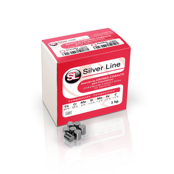 SL/CCEI CR.-CO ESQUELETICOS – Lega Cr-Co per scheletrati (1Kg)