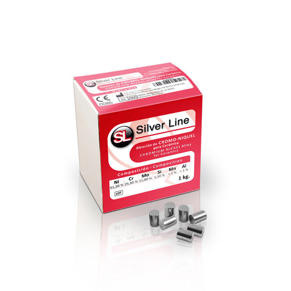 SL/CN CR.-NIQUEL sin BERILIUM – Alliage pour laboratoire dentaire, 1Kg