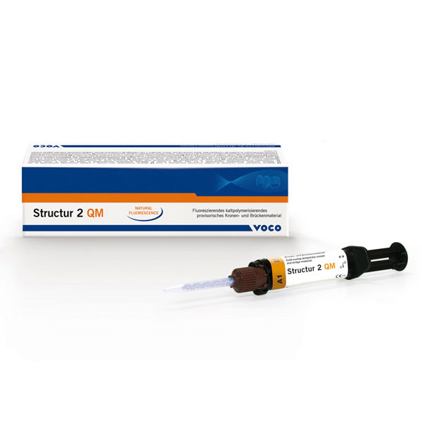 STRUCTUR 2 QM A3 – Ideiglenes korona- és hídanyag QuickMix fecskendőben, VOCO, 8g