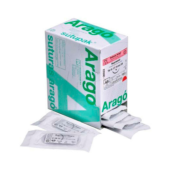 SUTURA SUPRAMID TB-15 4/0 – Sutura sintética não absorvível ARAGO (36u)