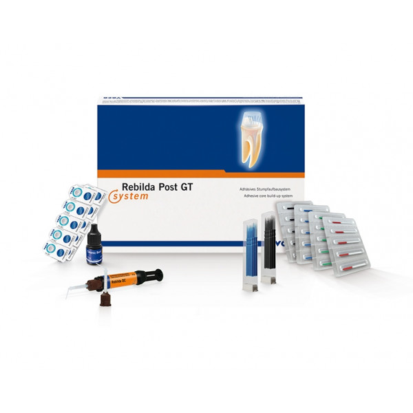 System Kit Rebilda Post GT – Kit de tenons en fibre de verre pour reconstitution corono-radiculaire VOCO