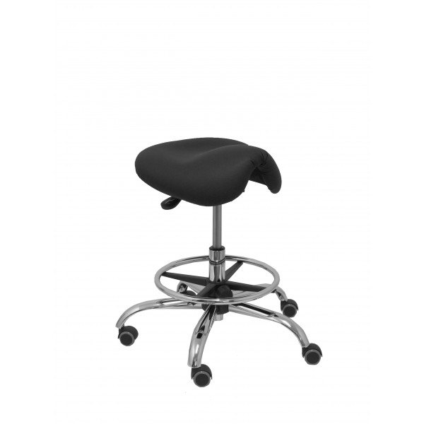 Taburete para clinica dental (SIN RESPALDO) – Taburete giratorio ergonómico, negro