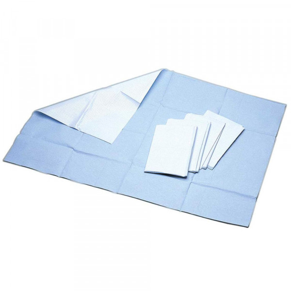 TALLA QUIRÚRGICA S/ADHESIVO – Champ stérile 50x50 cm (350 u.)