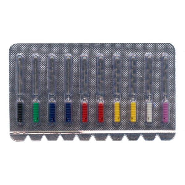 TIRANERVIOS – Tire-nerfs d'endodontie en acier inoxydable Maillefer 21mm Assortiment 10u