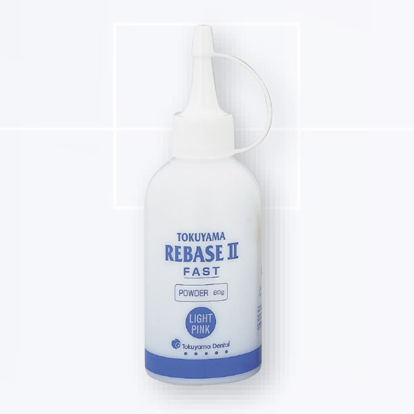 TOKUYAMA REBASE II POLVO – Por kemény protézis alábéleléshez 80gr