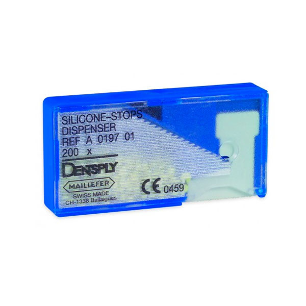 TOPES SILICONA DISPENSADOR – Stopper in silicone endodonzia 200pz.