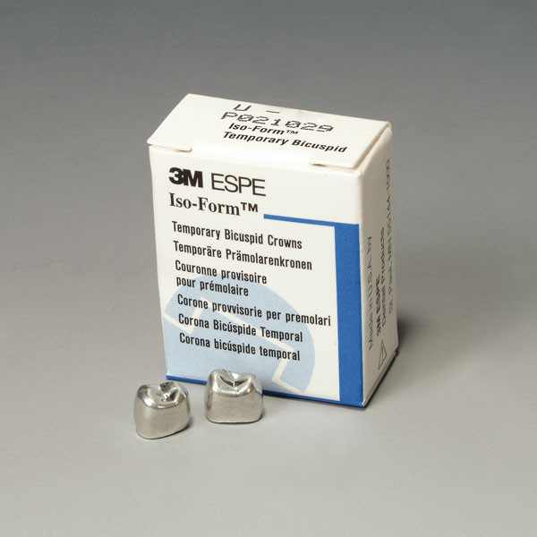 U67 CORONAS ISO-FORM – Coroa provisória molar em liga estanho-prata, 3M, 5un.
