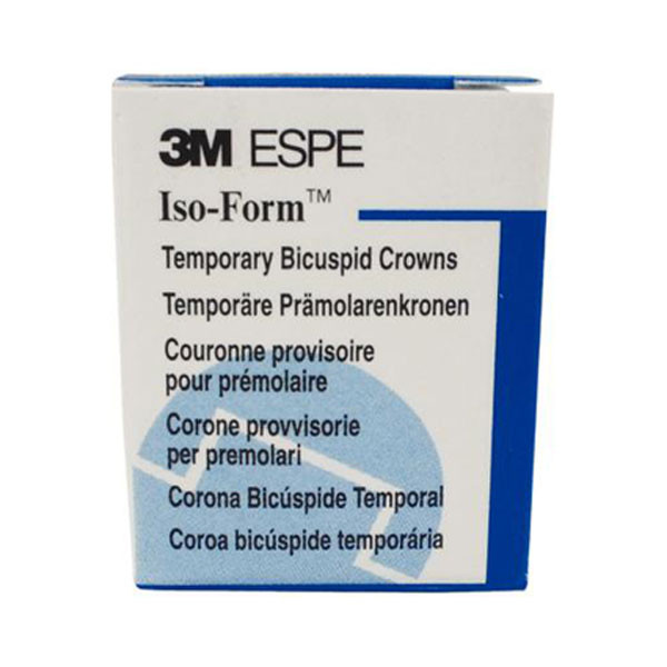 U79 CORONAS ISO-FORM MOLARES – Coronas temporales metálicas, 5 unidades