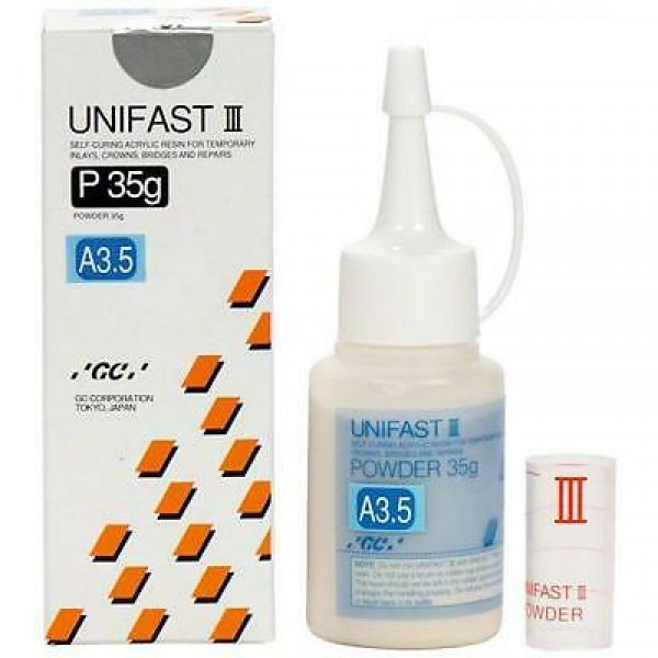 UNIFAST III A3.5 POLVERE – Resina acrilica autopolimerizzante GC 35g