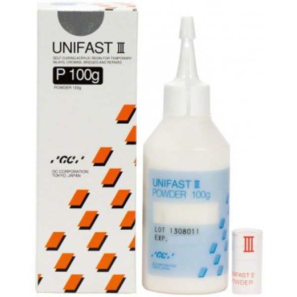 UNIFAST III INCISAL POUDRE – Résine acrylique autopolymérisable 100g GC