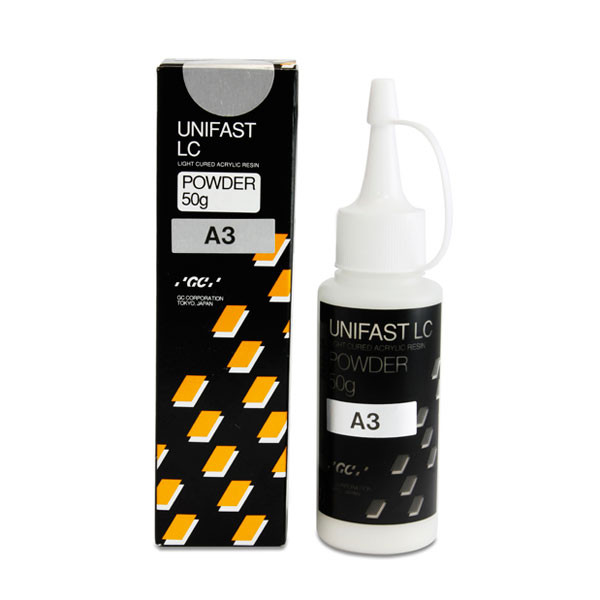 UNIFAST LC A3 POLVO – Resina acrílica fotopolimerizable 50g GC