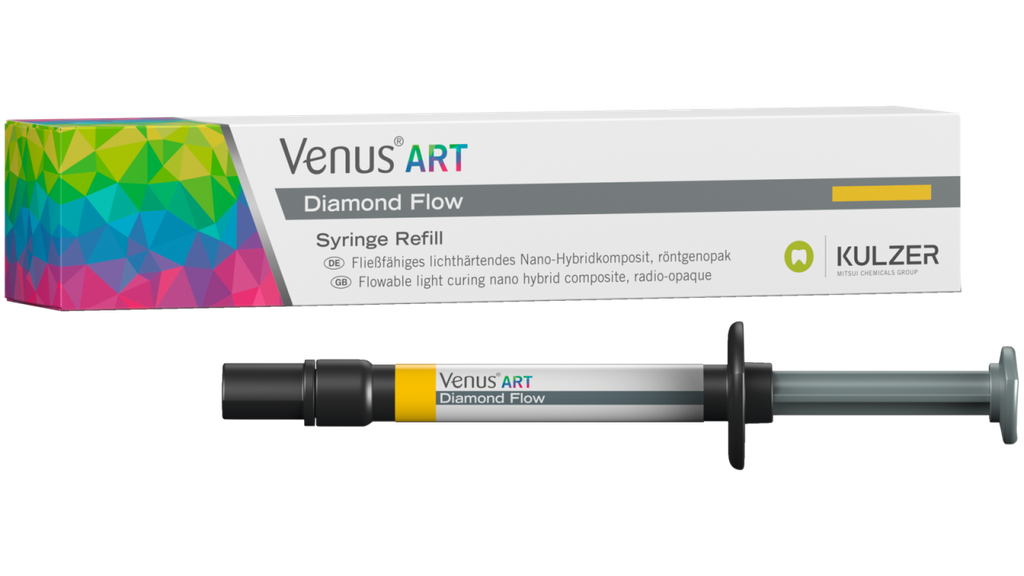VENUS DIAMOND FLOW – Composito fluido nanobibrido, HKA2.5 1.8g Kulzer