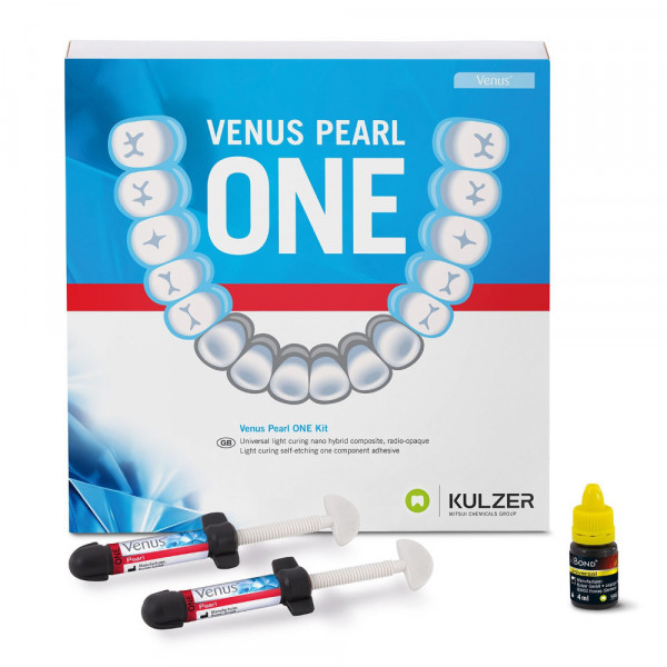 VENUS PEARL ONE KIT – Univerzális kompozit készlet, 2 fecskendő x 3g + iBOND 4ml