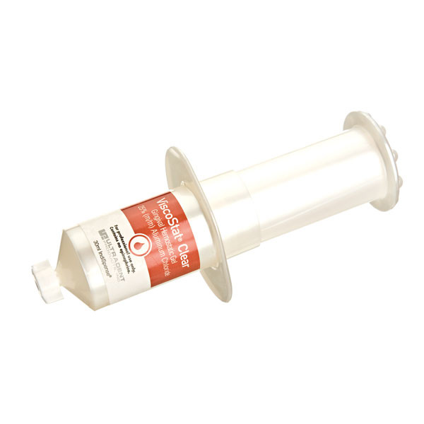 VISCOSTAT CLEAR INDISPENSE REFILL – Gel hemostático transparente, 30 ml