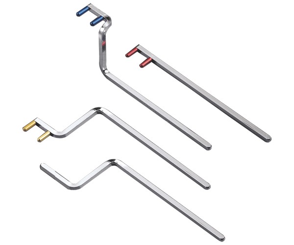 XCP STAINLESS STEEL INDICATOR ARM ANTERIOR (AZUL) – Brazo indicador