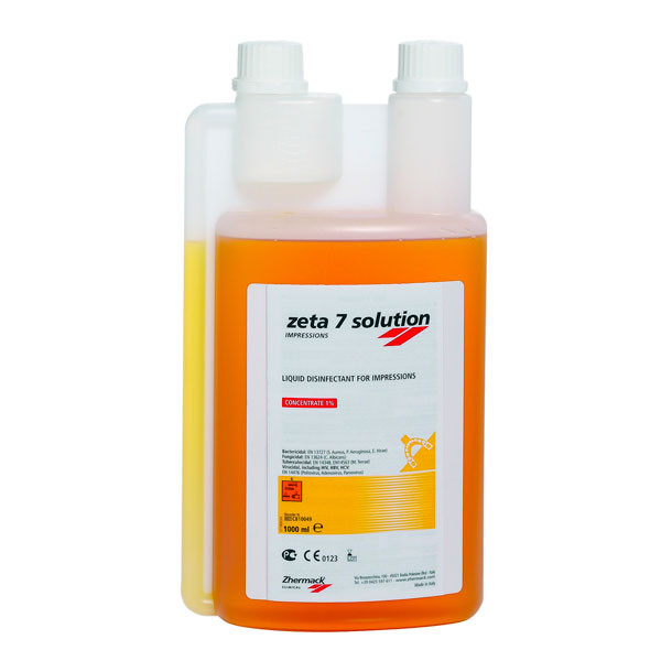 Zeta 7 Solution (Sterigum) – Desinfetante para impressões, Zhermack, 1 L