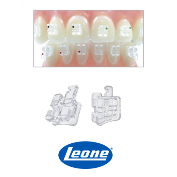 BRACKETS ZAFIRO GHIACCIO – Brackets estéticos LEONE