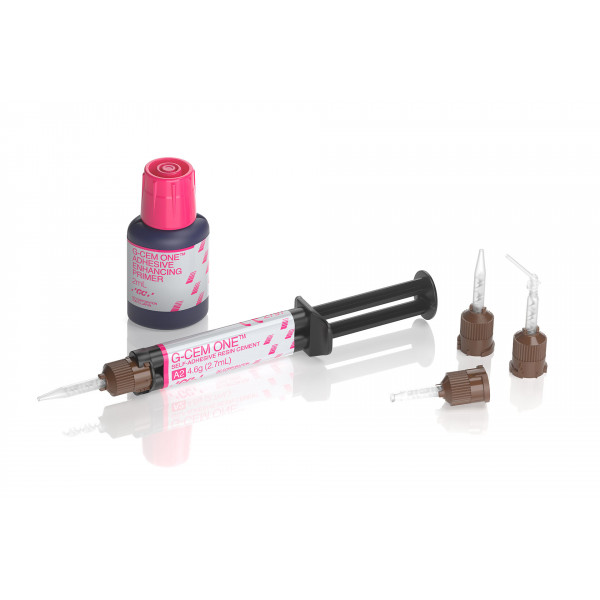 G-CEM ONE TWIN REFILL GC – Ciment résine auto-adhésif, 2x4.6g