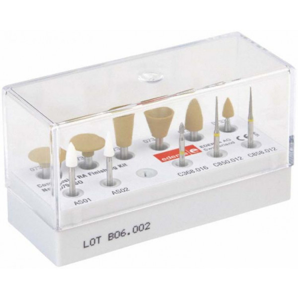 0790 EXA KIT PULIDO COMPOS. – Kit de pulido universal para composites, EDENTA