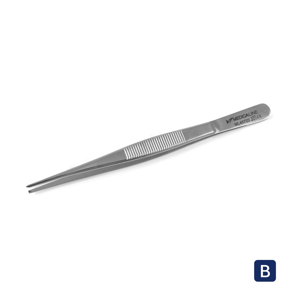 PINZA QUIRURGICA DENTADA 14,5CM. – Pinza de disección para cirugía oral