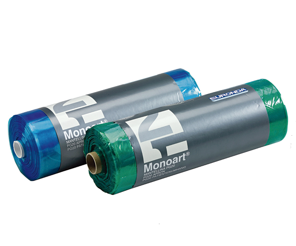 PG20 BABERO PLAST. AZUL 200U-1 ROLLO – Bavoir jetable imperméable