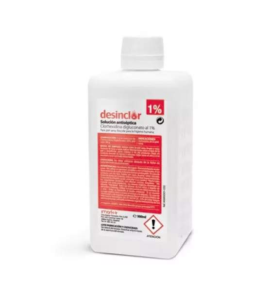 Solución clorhexidina 1% Desinclor – Antissético oral, 500ml