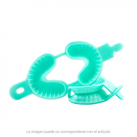 CUBETAS FLUOR MEDIANAS AMARILLAS – Portaimpronte fluoro, MEDICALINE, 50pz