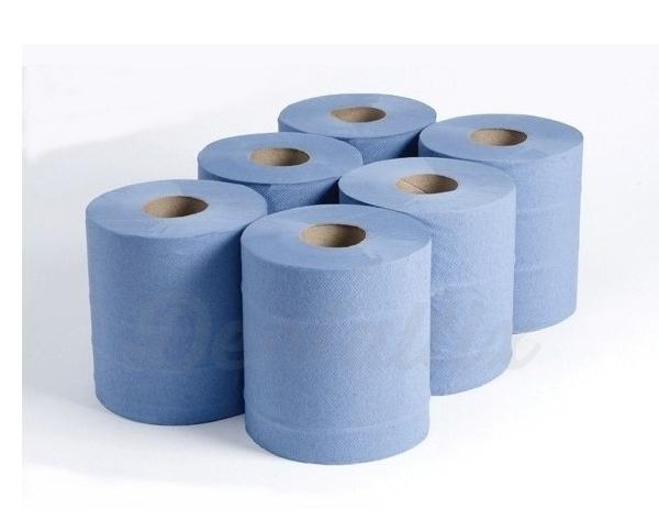 BOBINA INDUSTRIAL EXTRA 4,5KG. – Papel 3 camadas laminado azul escuro, 2 uds.