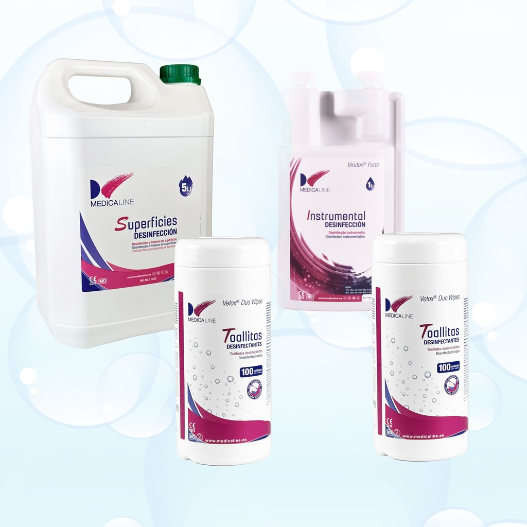 PACK AHORRO DESINFECCION – Kit d'hygiène et désinfection dentaire Medicaline