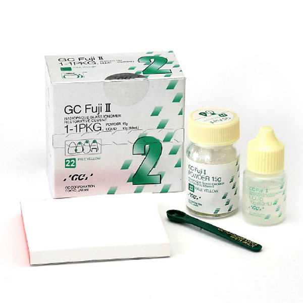 FUJI II 1-1 – Cimento de ionómero de vidro restaurador, GC, 15g + 8ml