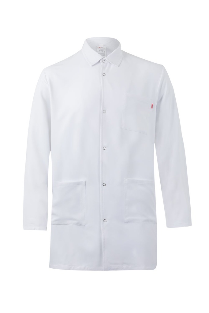BATA MICROFIBRA UNISEX 539010 – Bata sanitaria antibacteriana VELILLA