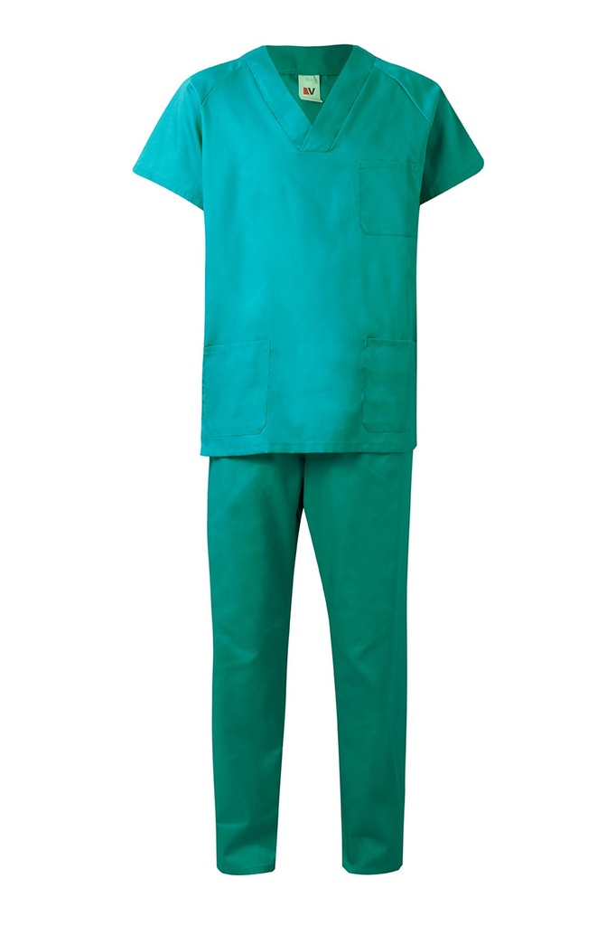CONJUNTO PIJAMA 800 – Divisa sanitaria unisex, celeste, taglia XS