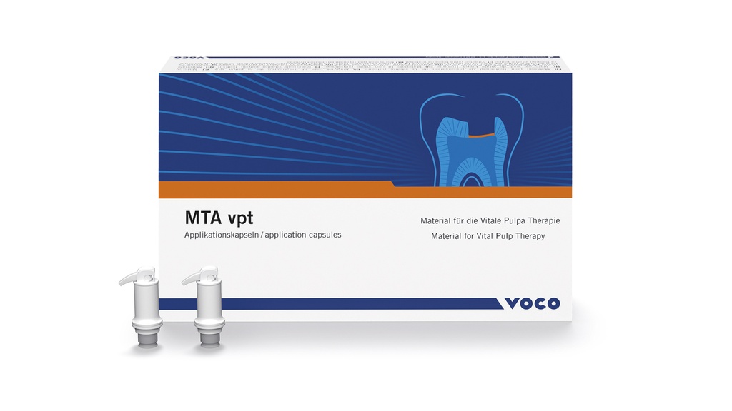 MTA VPT capsulas 25 ud – Biokompatibilis anyag a pulpához