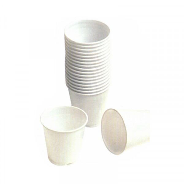 Vaso de plastico color blanco – Vaso desechable 160cc VARIOS