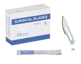 RAZORMED Hojas de bisturí – Acero inoxidable quirúrgico 100u