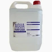 AGUA DESTILADA PURIFICADA – Eau distillée professionnelle, bidon 5L