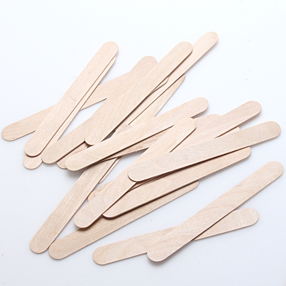 Espátula corporal – Espátulas de madera KLMED 13.5x1.8cm (100 uds)