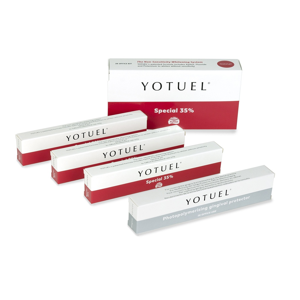 BLANQUEAMIENTO YOTUEL 35% per. hidrogeno 3 jer kit especial