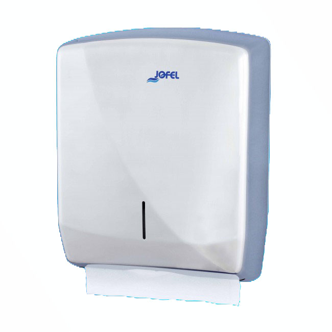 DISPENSADOR TOALLAS Z ACERO INOX. SATINADO