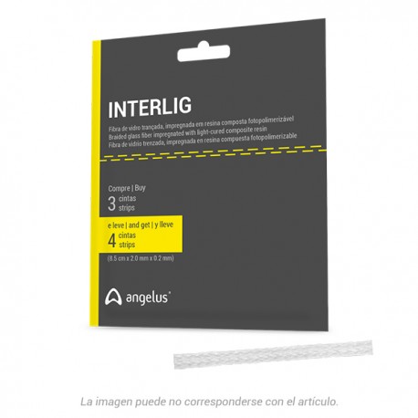INTERLIG FIBRA DE VIDRIO TRENZADA 3x8,5cm