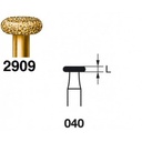 2909-040 FG FRESA DIAMANTE S2000 – Fresa rueda abrasión oclusal KOMET (5u)