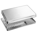 3031 CASETE – Casete estandarizado de acero inoxidable, 28.5x18.5x40mm