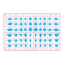 43C PREFORMA INDIVIDUAL – Coronas provisionales de celuloide SILVER LINE 25uds